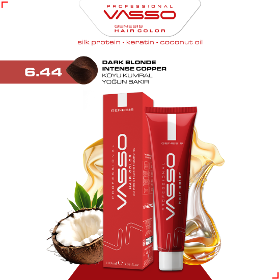 Picture of 6.44 Dark Blonde Intense Copper | Genesis Hair Color 100ml