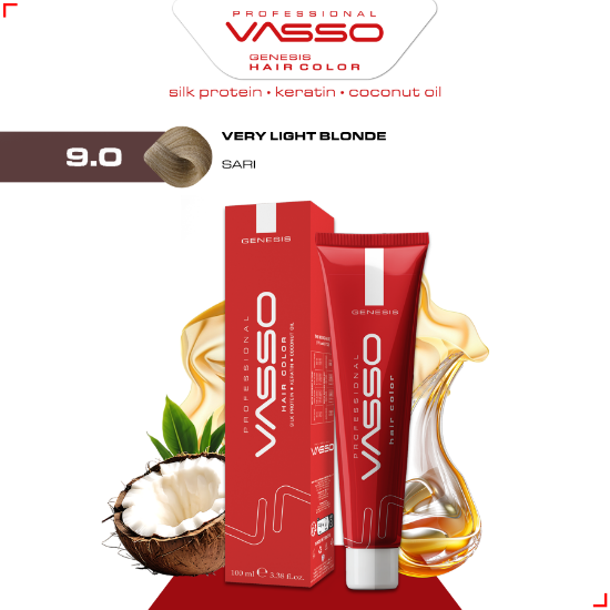 Picture of 9.0 Very Light Blonde | Genesis Hair Color 100ml